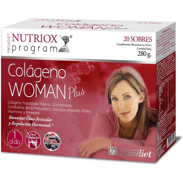 Ynsadiet Femme Plus Collagène 20 Enveloppes Nutriox