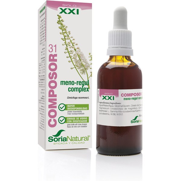 Soria Natural Composor 31 Menoregul-Komplex 50 ml Xxi