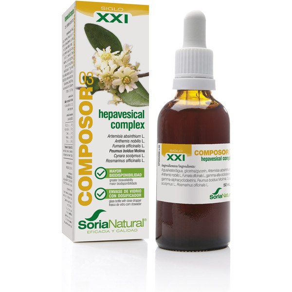 Soria Natural Composor 3 Hepavesikalischer Komplex S Xxi 50 ml
