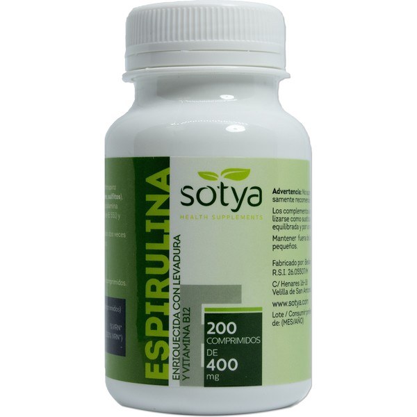Sotya Spirulina 400 mg 200 comp