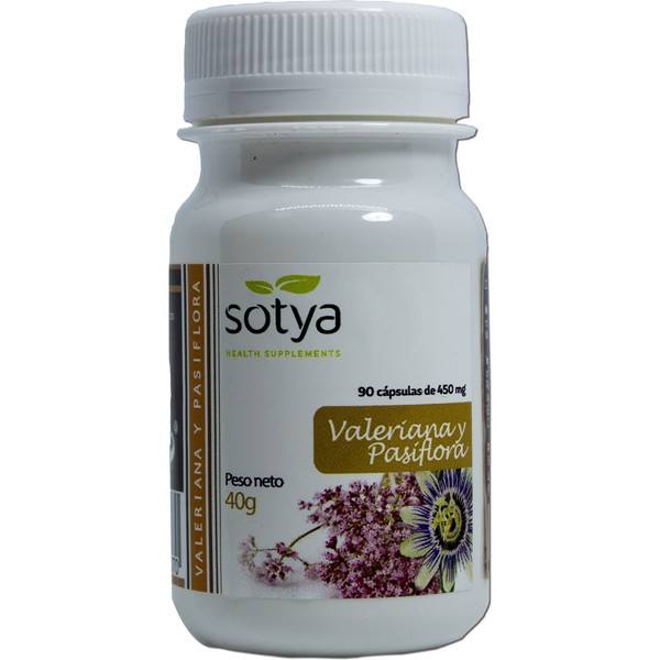 Sotya Valeriana Y Pasiflora 450 Mg. Caps. 90u