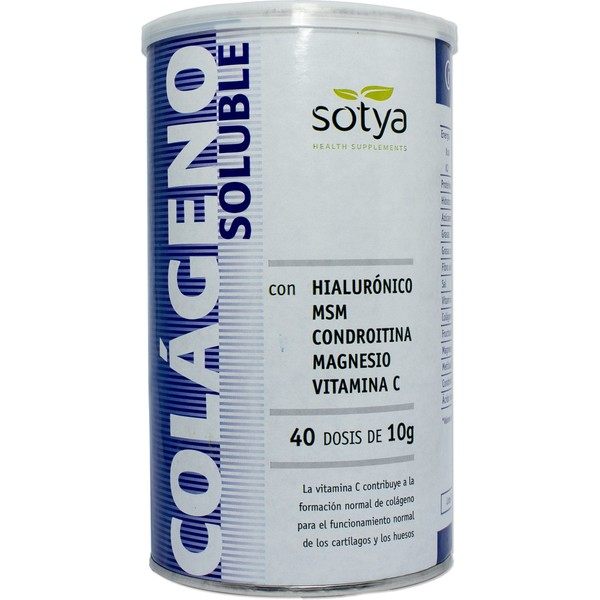 Sotya Collagène+acide hyaluronique+msm Flacon 400g