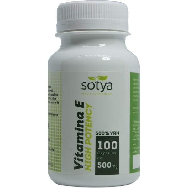 Sotya Vitamina E ad alta potenza 500mg 100 Cap