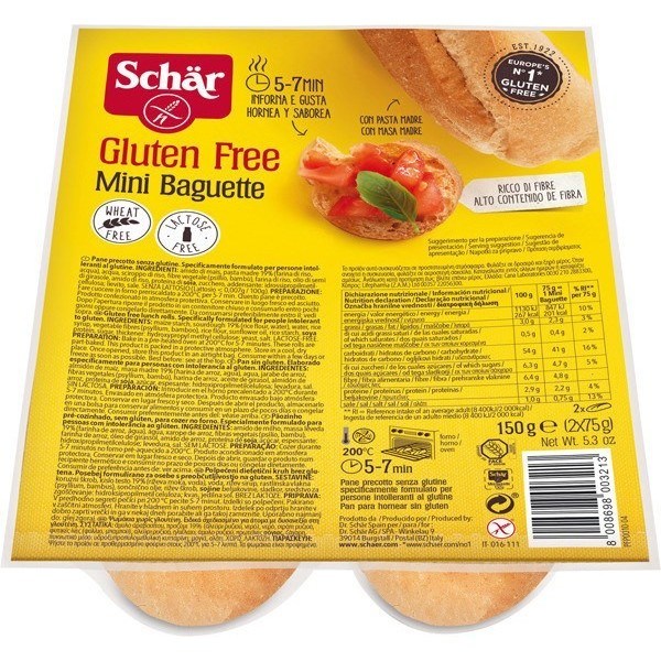 Dr. Schar Mini Baguette 150g - Sans Gluten