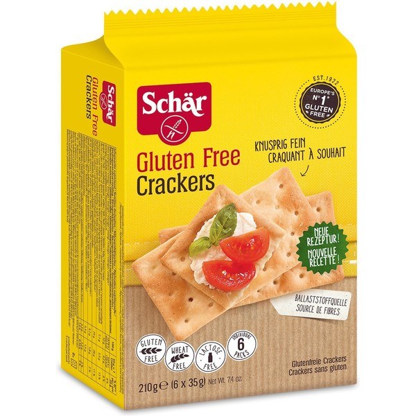 Dr. Schar Crackers 210g M  - Sin Gluten