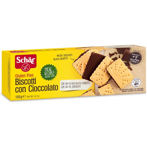Dr. Schar Biscotti Avec Cioccolato 150g - Sans Gluten