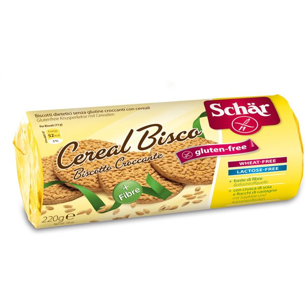 Dr. Schar Cereal Bisco 220g  - Sin Gluten