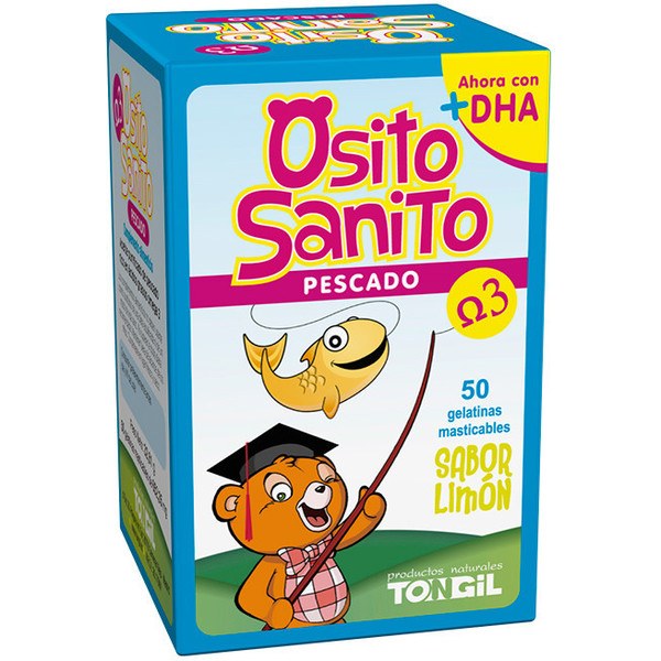 Tongil Osito Sanito Omega 3 Pescado Sabor Limon