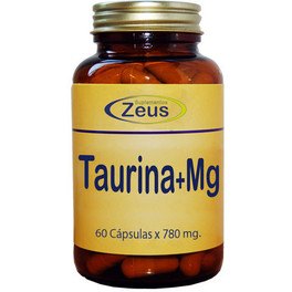 Zeus L-taurina + Magnésio 780 mg 60 cápsulas