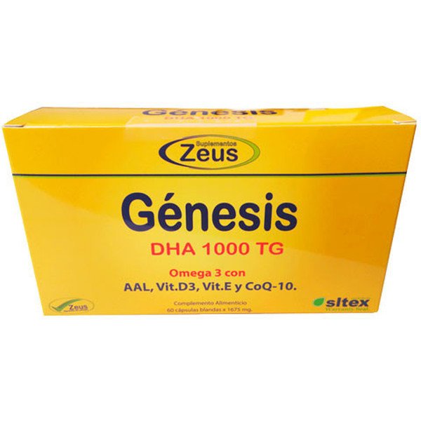 Zeus Genesis Dha Tg 1000- Omega-3 (60 Cápsulas)