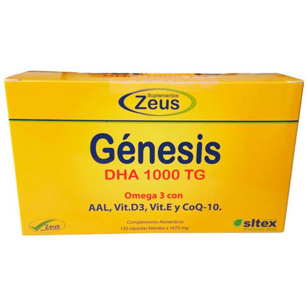 Zeus Genesis Dha Tg 1000- Omega-3 (120 Kapseln)