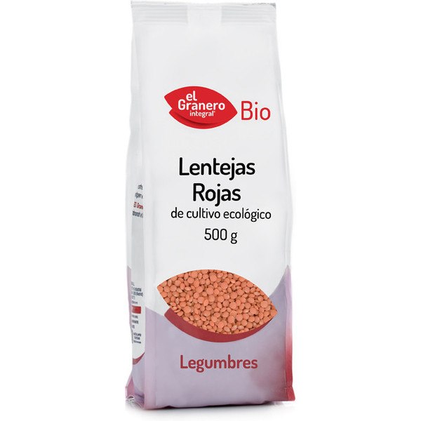 El Granero Intégral Lentilles Rouges Bio 500 Gr