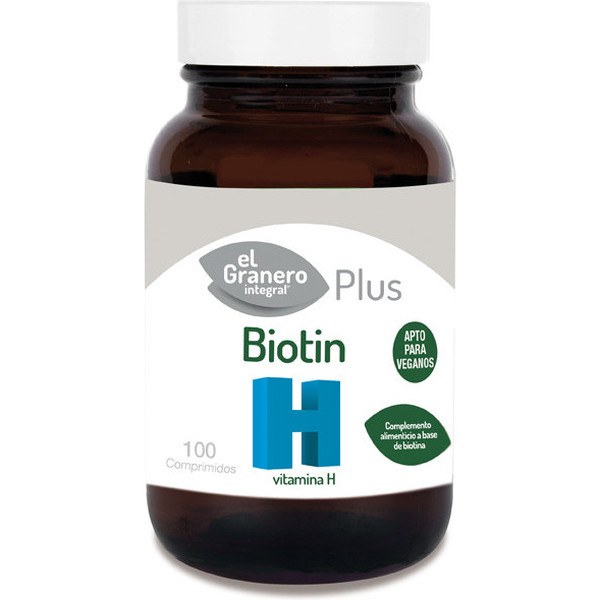 El Granero Biotina Integrale - Biotina Vitamina H 310 Mg 100 Comp