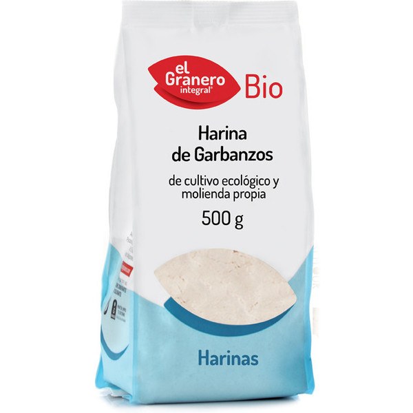 El Granero Farine de Pois Chiche Intégrale Bio 500 Gr