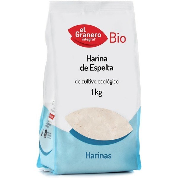 El Granero Farine d'épeautre blanche intégrale Bio 1 Kg C/gluten