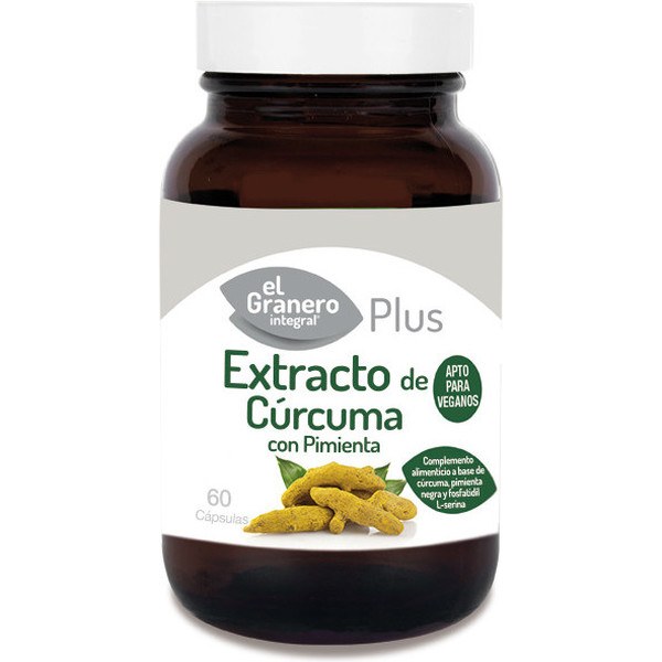 El Granero Curcuma intégral + extrait de poivre 430 mg 60 Vcaps