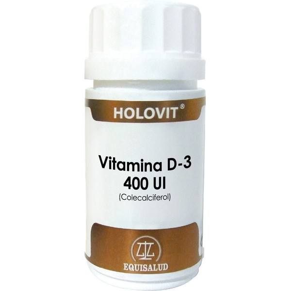 Equisalud Holovit Vitamine D3 400 UI 50 Caps.