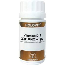 Equisalud Holovit Vitamina D3 2.000 Ui + K2 60 Ug 50 Cap