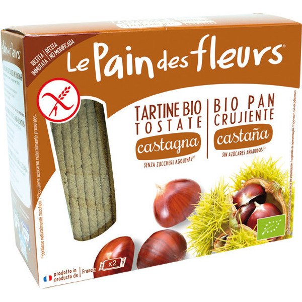 Le Pain Des Fleurs Blumenbrot mit Kastanien Bio Glutenfrei 150 Gr