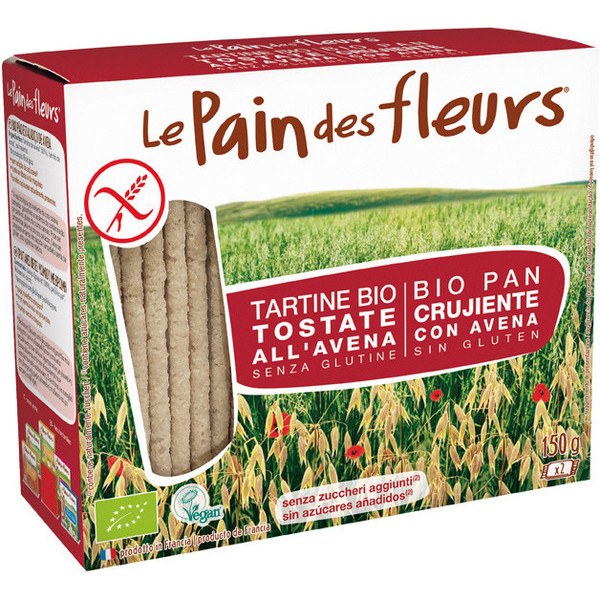 Le Pain Des Fleurs Bloembrood Met Haver Glutenvrij Bio 150 Gr
