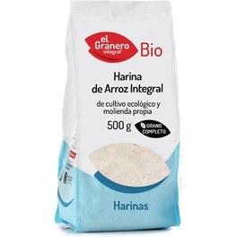 El Granero Integral Harina De Arroz Integral Bio 500 Gramos