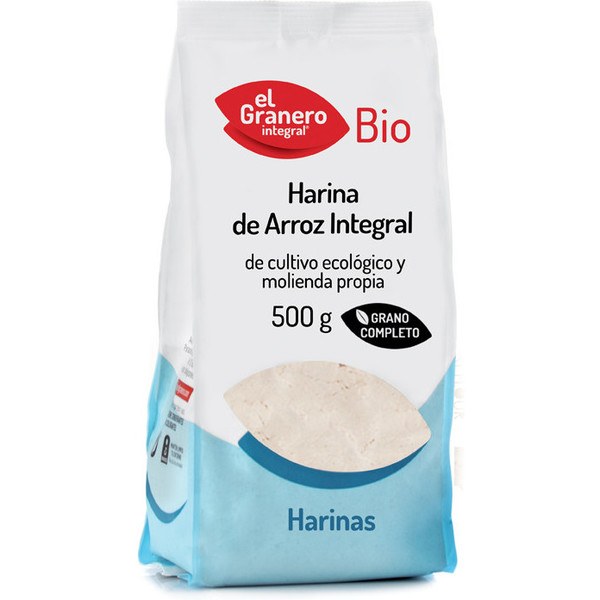 El Granero Integral Harina De Arroz Integral Bio 500 Gramos
