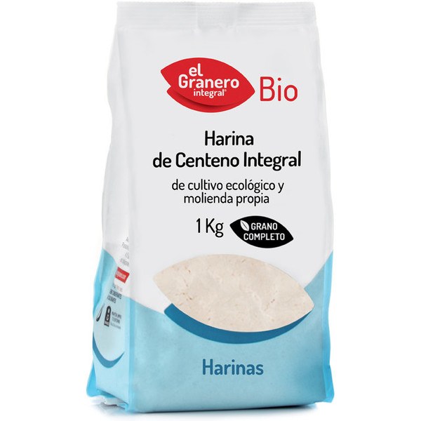 El Granero Farine de Seigle Complète Intégrale Bio 1 Kg