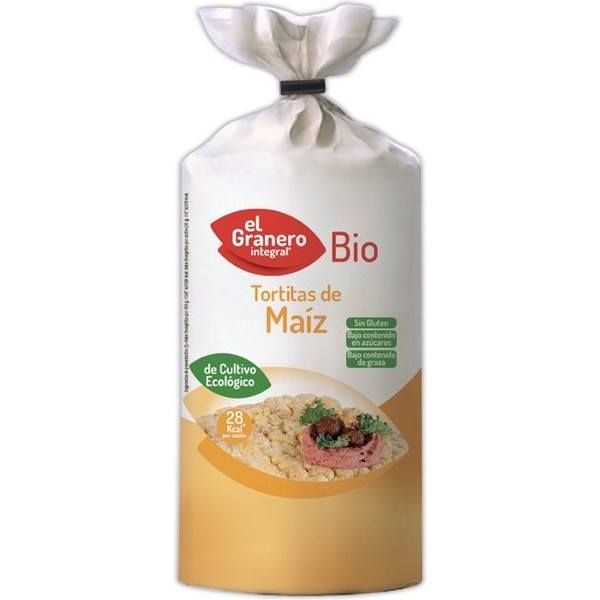 El Granero Geu00efntegreerde Mais Pannenkoeken Met Biologisch Zout 110 Gr
