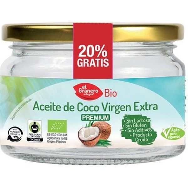 El Granero Integral Bio-Kokosöl extra vergine 250 ml