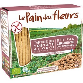 Le Pain Des Fleurs - Pane Croccante Di Ceci Senza Glutine Bio 150 Gr