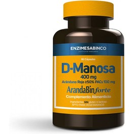 Enzimesab D-mannose + Canneberge Rouge 50% Pacs 60 Cap