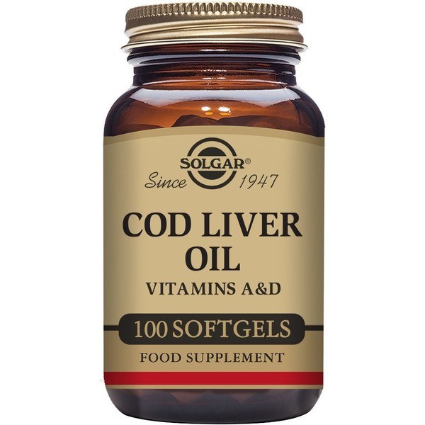 Solgar® Aceite de Hígado de Bacalao (una al día) - 100 cápsulas blandas