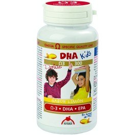 Intersa Dha Kids Sabor Limon 90 Perlas Masticables