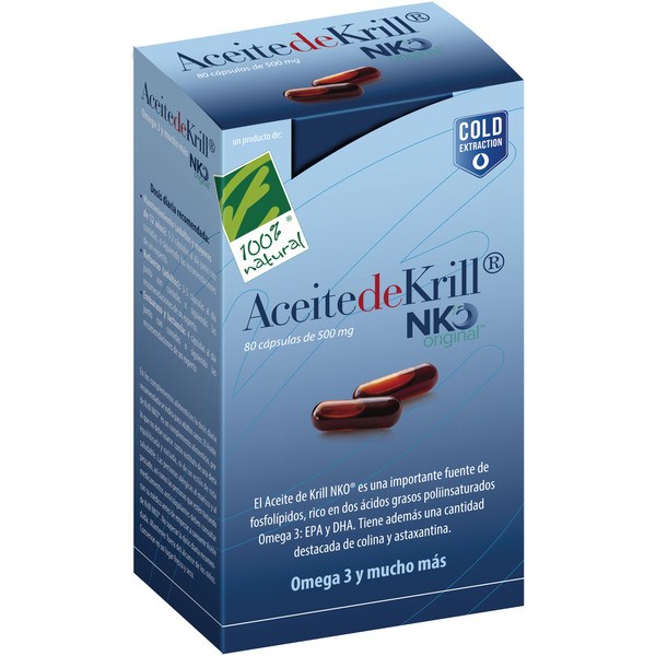 Olio di krill naturale al 100% Nko 80 Cap 500 mg