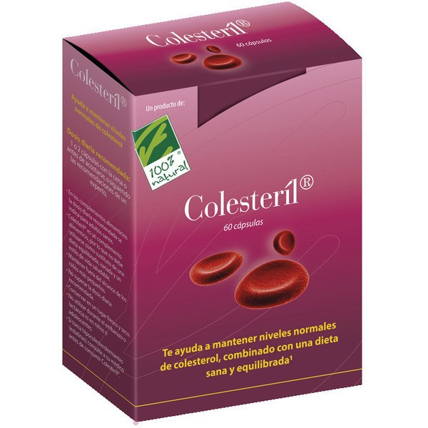 100% Natural Colesteril 60 Cap (5 Mg De Monacolinas )