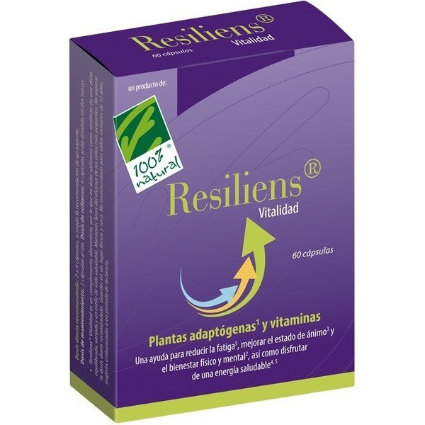 100% Natural Resiliens Vitality. 60 Cap