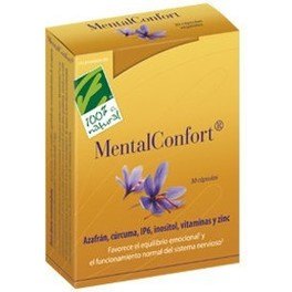100% Natural Conforto Mental 30 Vcap