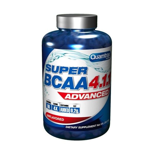 Quamtrax Super BCAA 4:1:1 Geavanceerd 200 tabletten