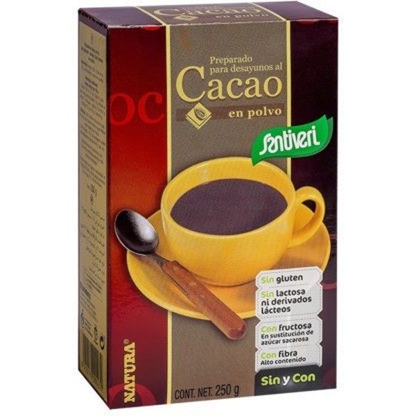 Santiveri Cacao In Polvere Senza Zucchero 250 Grammi