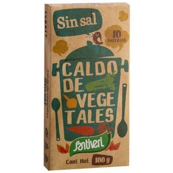 Santiveri Caldo Vegetal Sin Sal 10 Pastillas