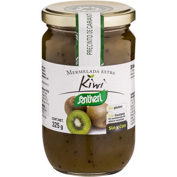 Santiveri Mermelada Kiwi Con Fructosa 325g - Perfecta Para Desayunos Y Meriendas