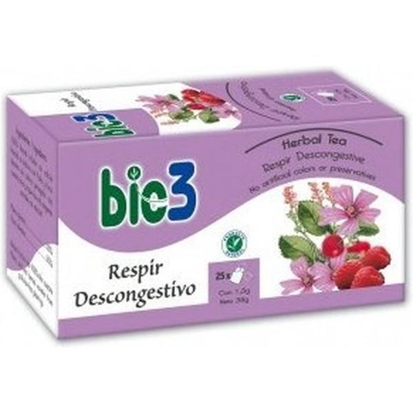 Bio3 Bie3 Respir Décongestionnant Fumeurs 25 Filtres