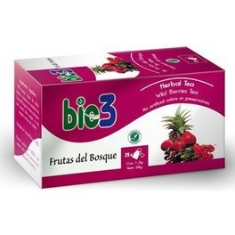 Bio3 Bie3 Chá Frutos da Floresta 25 Filtros