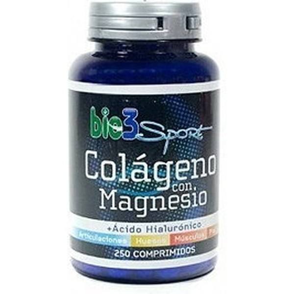 Bio3 Collagène Avec Magnésium + Ac Hyaluronique 250 Compxmg