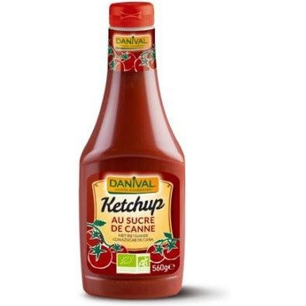 Danival Ketchup mit Bio-Rohrzucker 560 G Bio