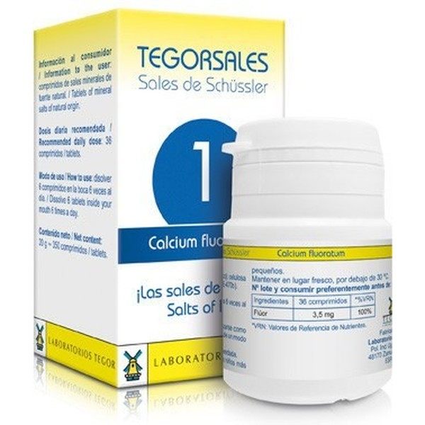 Tegor Sport Tegorsales 1 Calciumfluoraat 350 tabletten