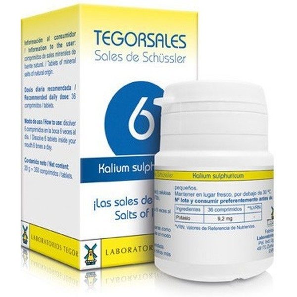 Tegor Tegorsales 6 Fosfato de Potássio 350 Comprimidos