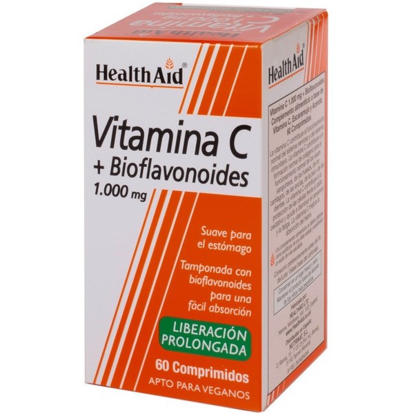 Health Aid Vitamine C 1000 Bioflavonoïden 60 Tabs
