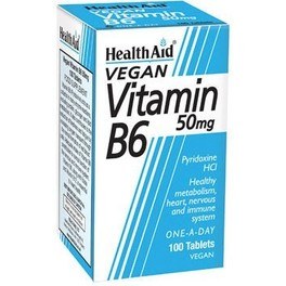 Health Aid Vitamin B6 50 Mg 100 Comp