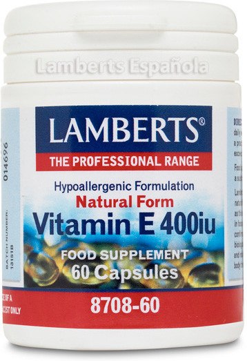 Lamberts Vitamina E 400 Ui 60 Caps-image